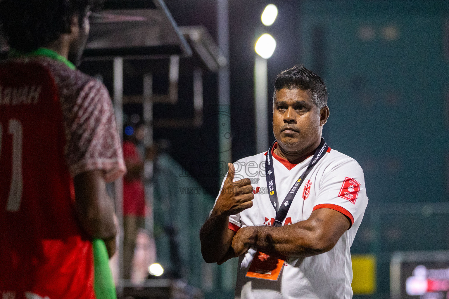 L Maavah vs L Kalaidhoo in Day 3 of Golden Futsal Challenge 2024 was held on Wednesday, 17th January 2024, in Hulhumale', Maldives
Photos: Ismail Thoriq / images.mv