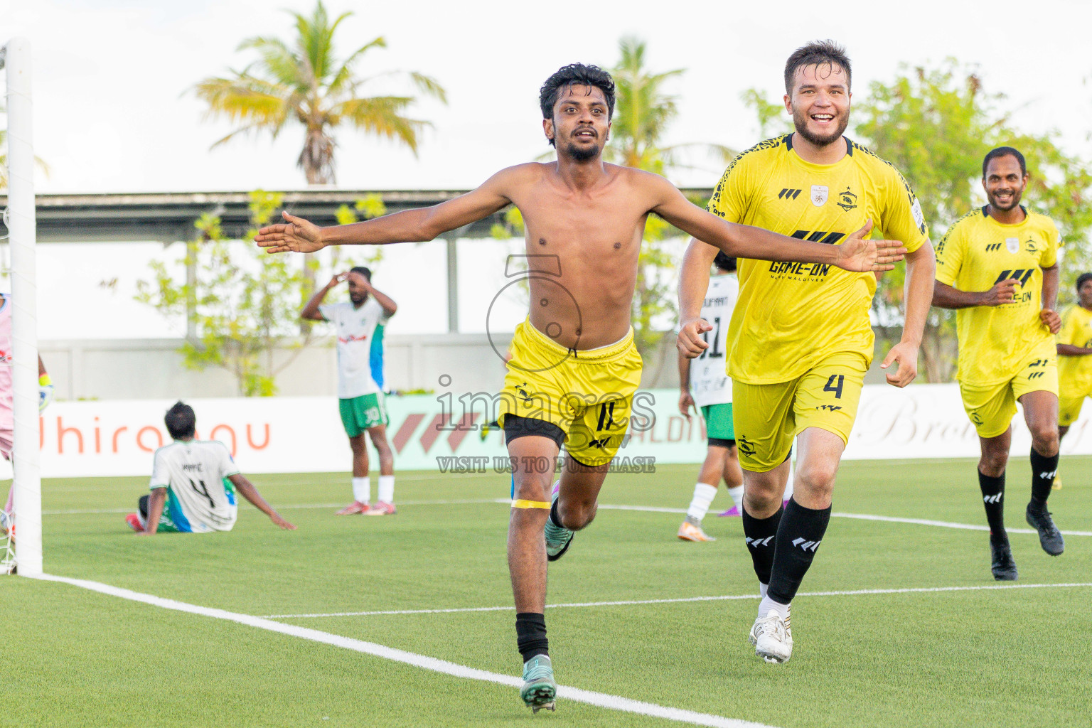 Semi Finals Match 02 Huss Songun FT VS Velaa Sports Club in Day 8 of Eydhafushi Cup 2025 held in Eydhafushi Football Stadium at B. Eydhafushi, Maldives on Saturday, 13th September 2025. Photos: Arif Rasheed / images.mv