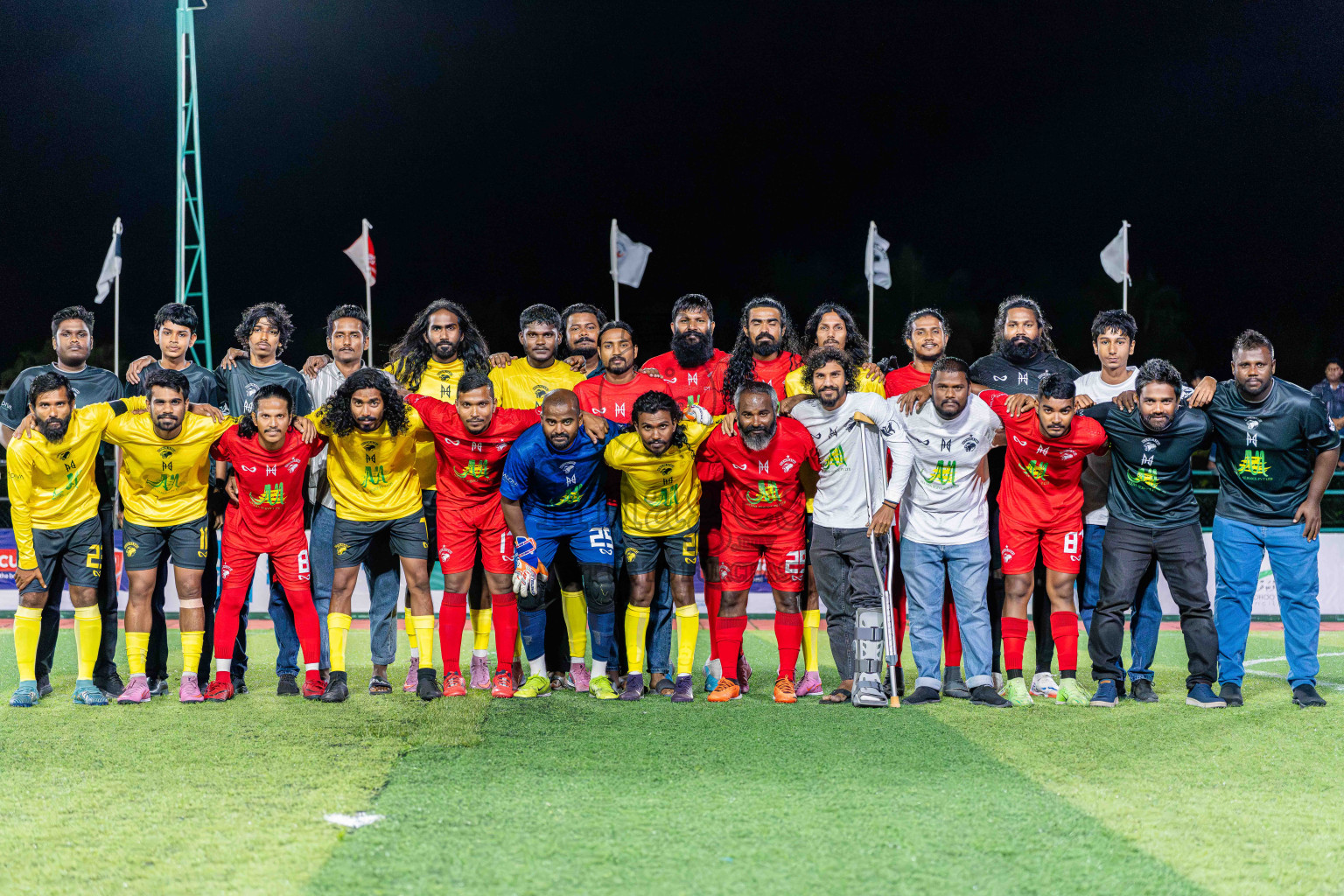 Kanmathi SC VS Kanmathi FC in Day 5 - Fonadhoo Youth Futsal Challenge 2025 held in Fonadhoo Futsal Stadium, L. Fonadhoo, Maldives on Thursday, 30th October 2025 Photos: Arif Rasheed / images.mv