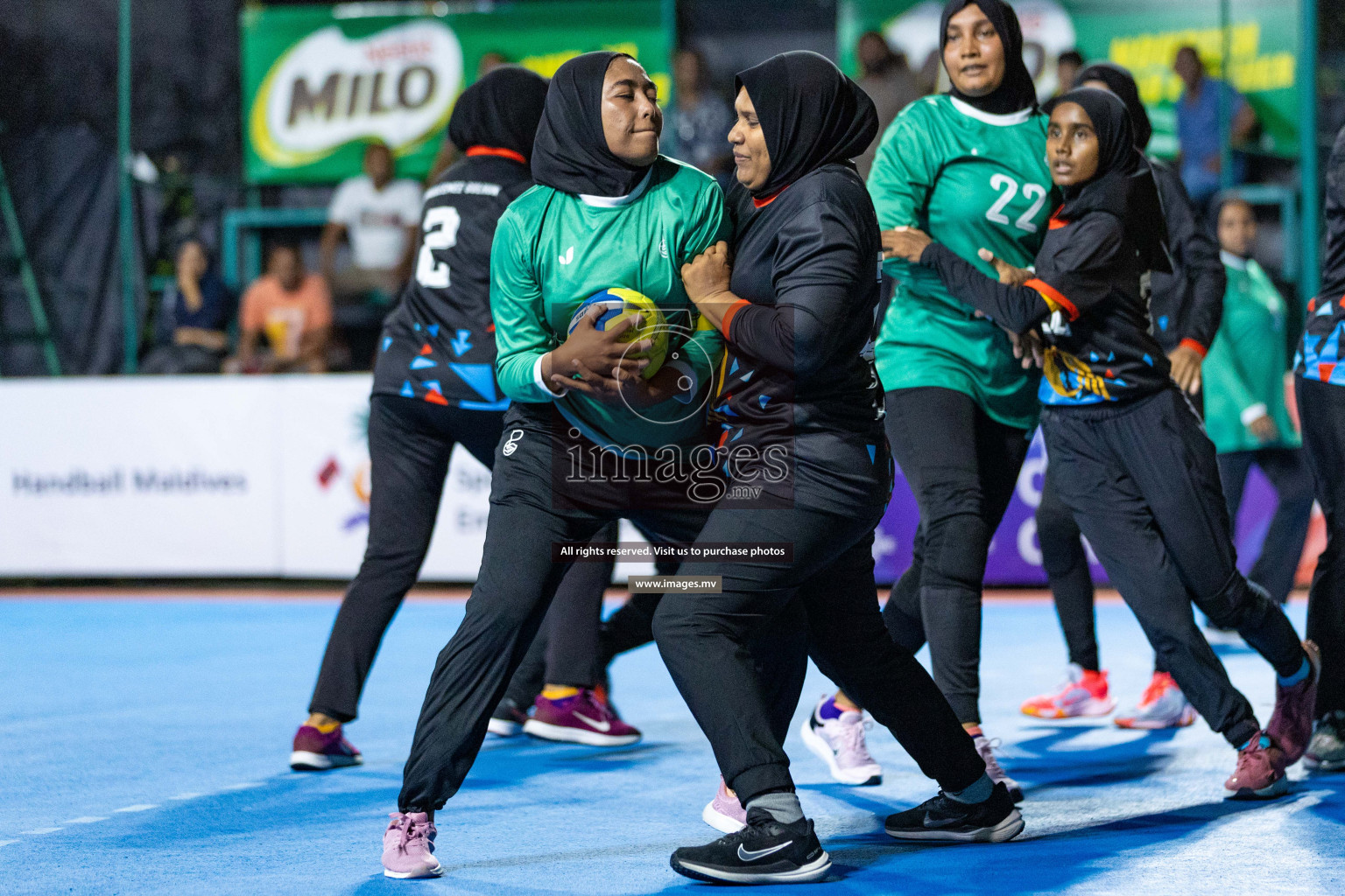 Day 1 of 7th Inter-Office/Company Handball Tournament 2023, held in Handball ground, Male', Maldives on Friday, 16th September 2023 Photos: Nausham Waheed/ Images.mv