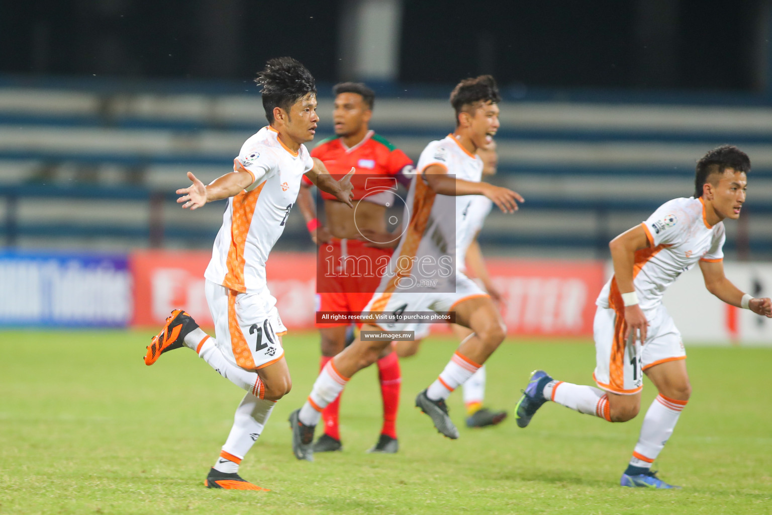 Bhutan vs Bangladesh in SAFF Championship 2023 held in Sree Kanteerava Stadium, Bengaluru, India, on Wednesday, 28th June 2023. Photos: Hassan Simah / images.mv