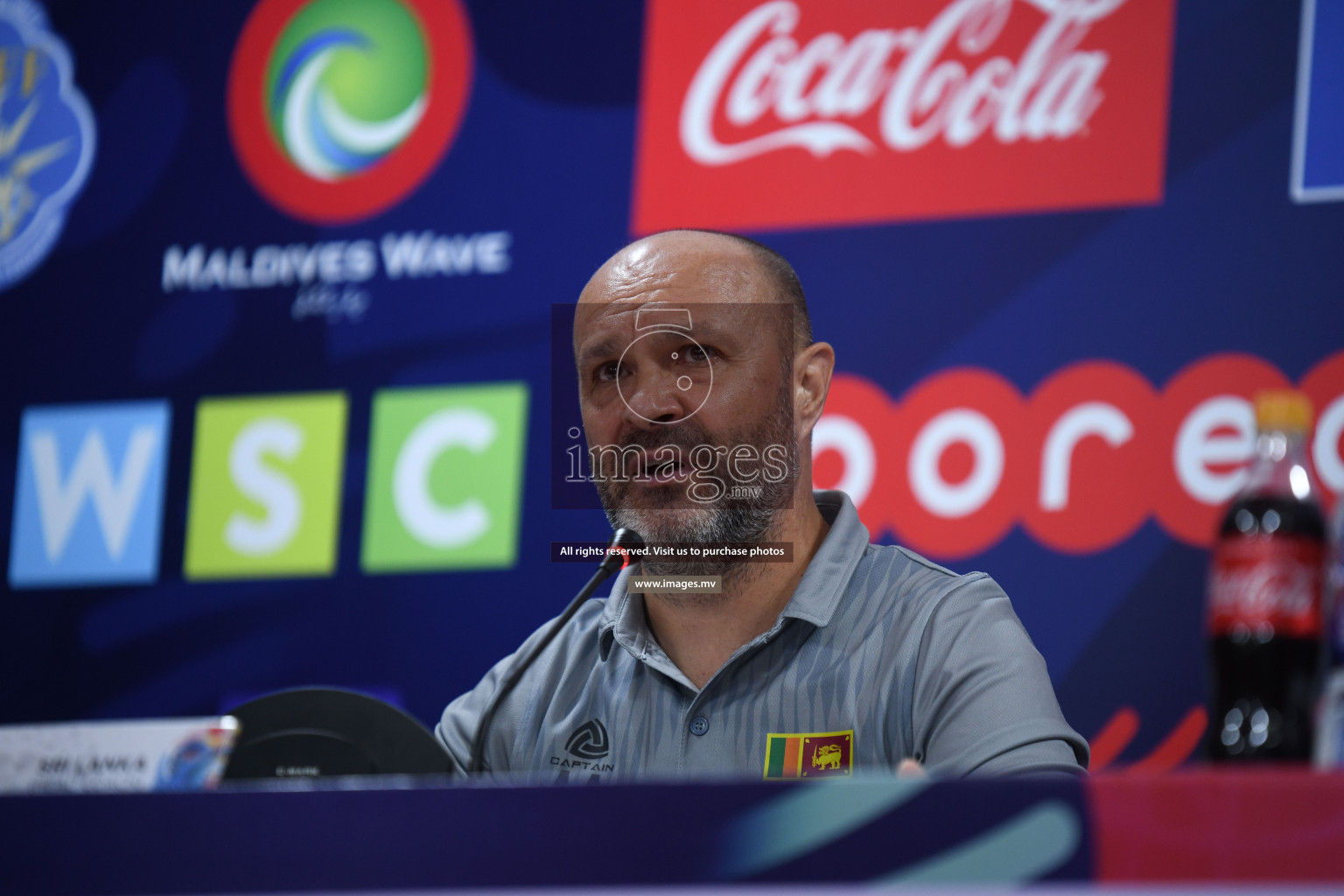 Match Day 3, Pre-match Press Conference of SAFF Championship 2021 held on 06th October 2021 at Galholhu National Stadium, Male', Maldives