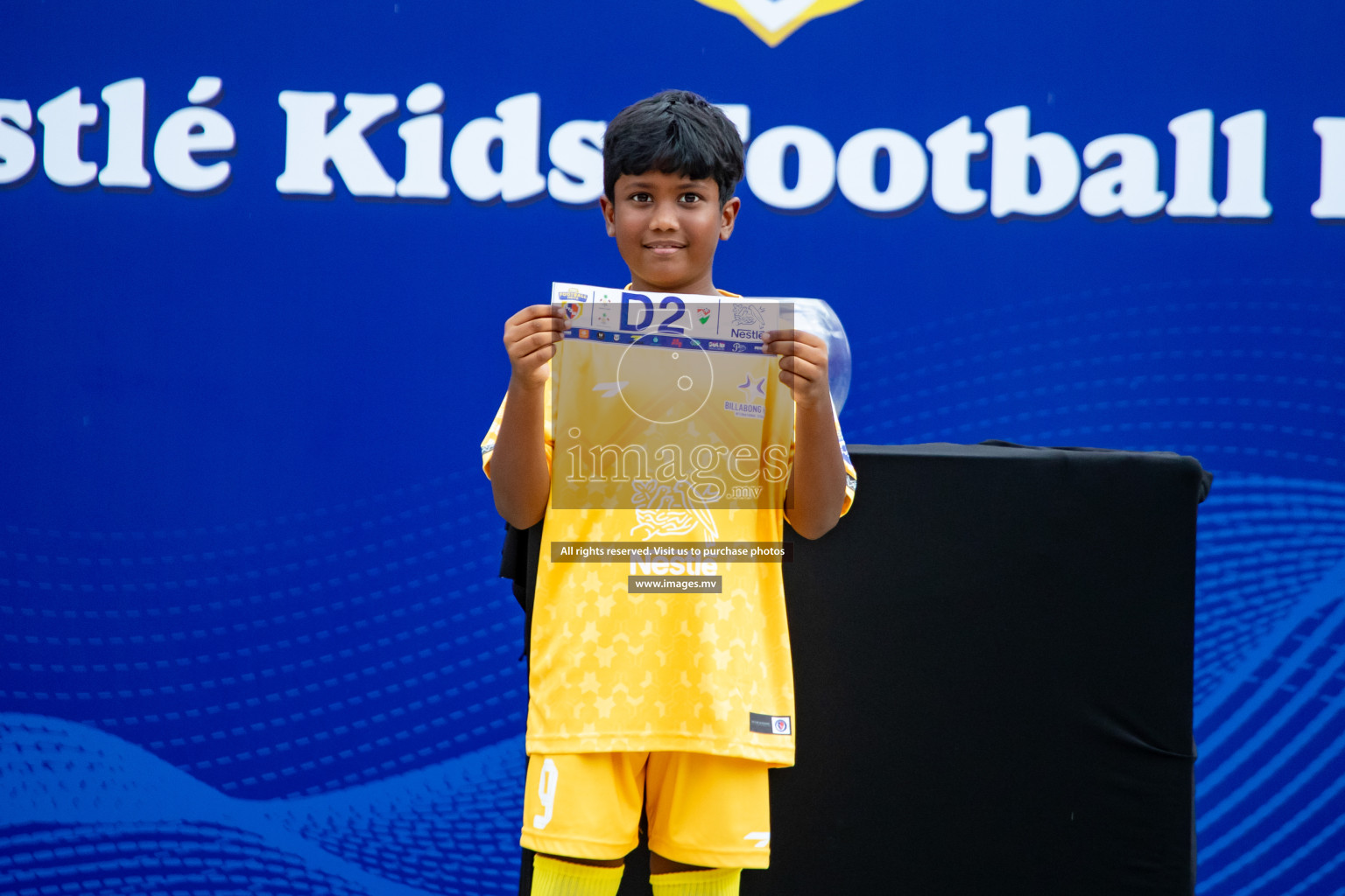 Draw Ceremony of Nestle' Kids Football Fiesta 2023 held in Artificial Beach, Male', Maldives on Saturday, 7th October 2023