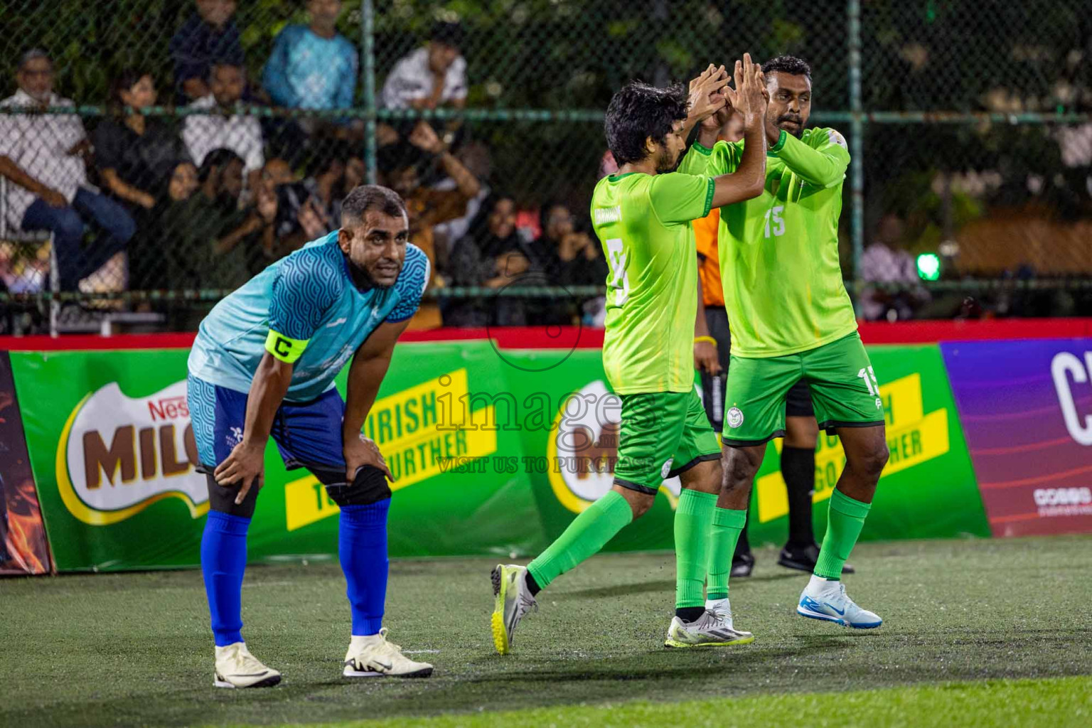 TEAM DJA VS TOURISM CLUB in Club Maldives Classic 2024 held in Rehendi Futsal Ground, Hulhumale', Maldives on Friday, 6th September 2024. 
Photos: Hassan Simah / images.mv