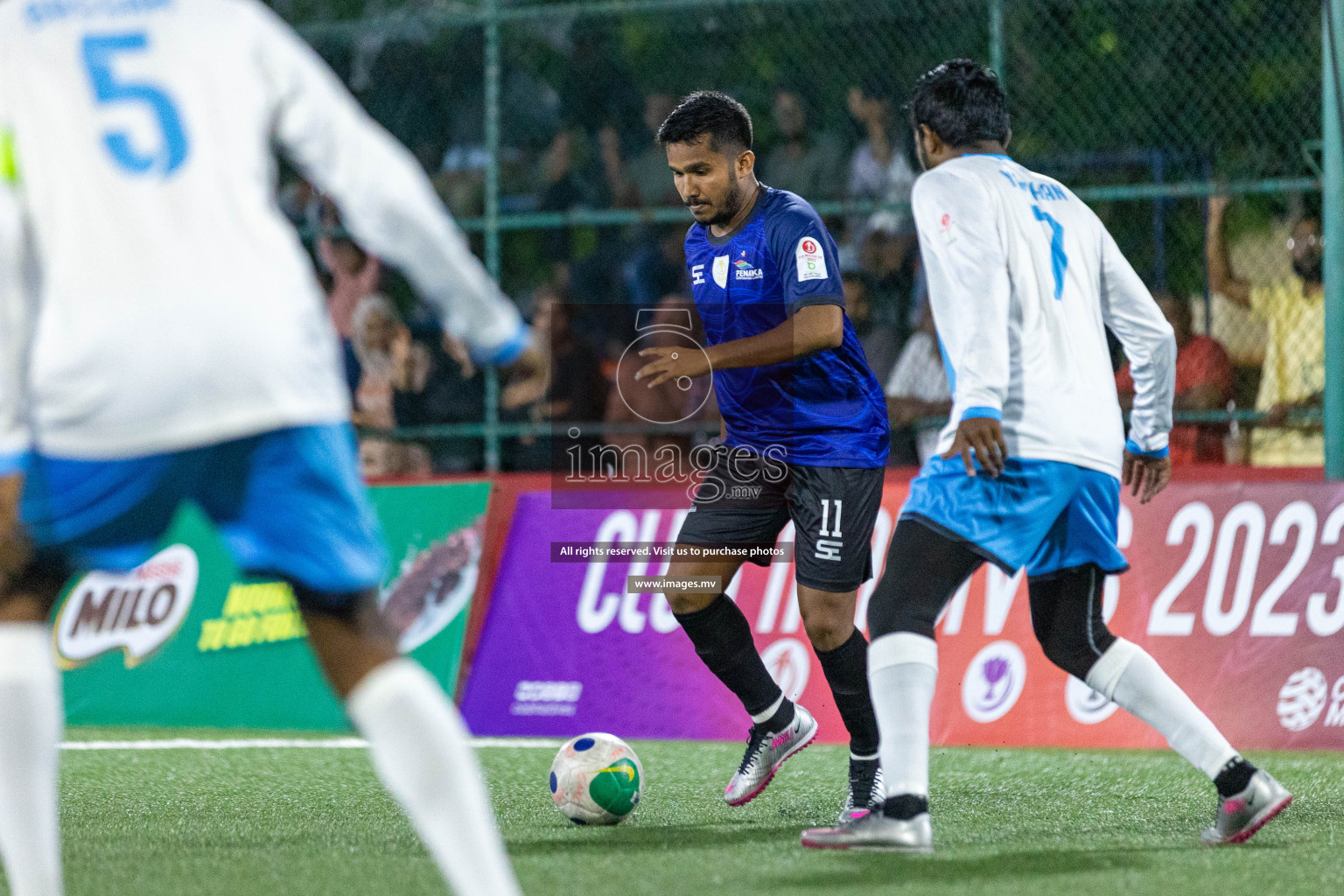 Team Fenaka vs Club AVSEC in Club Maldives Cup 2023 held in Hulhumale, Maldives, on Tuesday, 18th July 2023 Photos: Nausham Waheed / images.mv