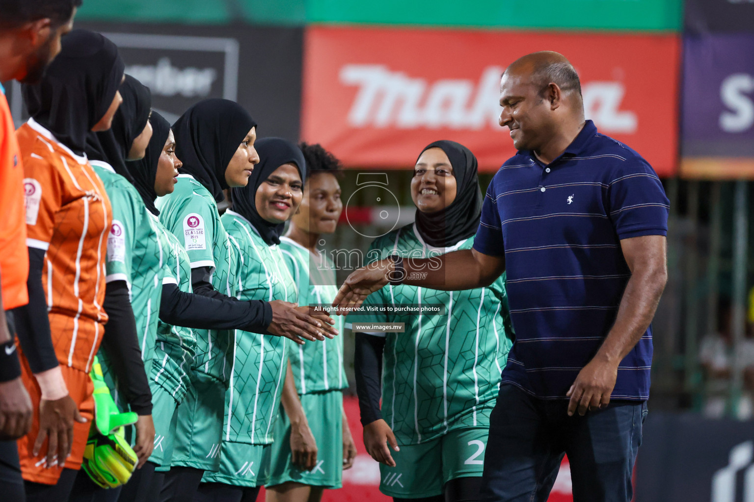 Prison Club vs Club MYS in 18/30 Futsal Fiesta Classic 2023 held in Hulhumale, Maldives, on Friday, 21st July 2023 Photos: Nausham Waheed / images.mv