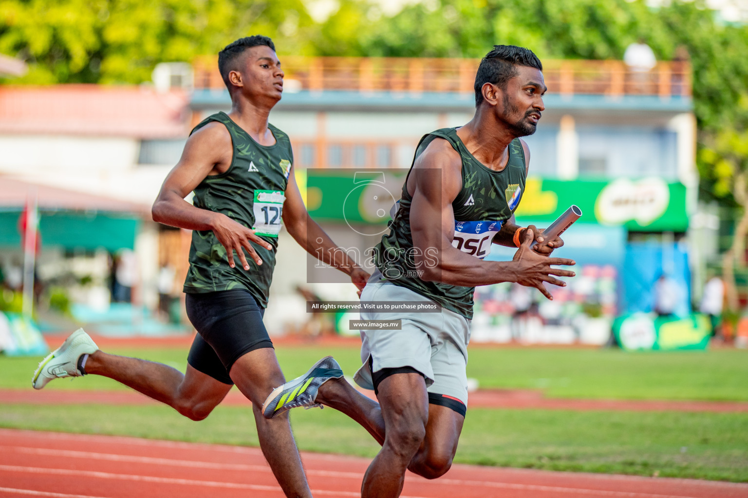 Day 3 of National Athletics Championship 2023 was held in Ekuveni Track at Male', Maldives on Saturday, 25th November 2023. Photos: Hassan Simah / images.mv