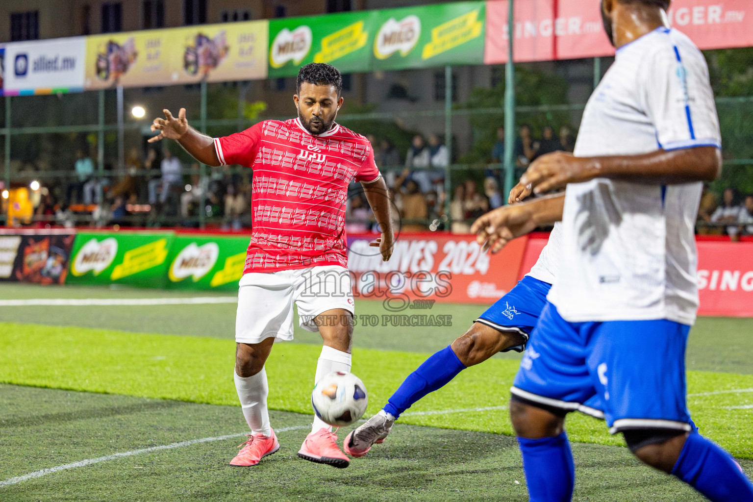 MMA vs CRIMINAL COURT in Club Maldives Classic 2024 held in Rehendi Futsal Ground, Hulhumale', Maldives on Friday, 6th September 2024. 
Photos: Hassan Simah / images.mv