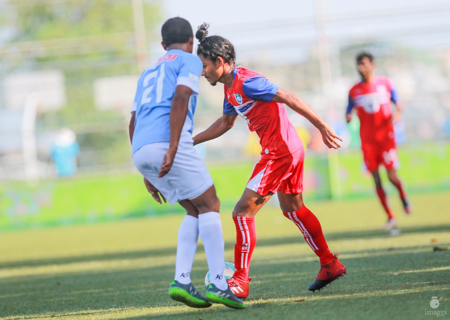 Mahibadhoo Sports Club Vs Kuda Henveiru United  in FA Maldives 2nd Division 2017.  Male , Maldives. Friday 5th May 2017. (Images.mv Photo/ Abdulla Abeedh).