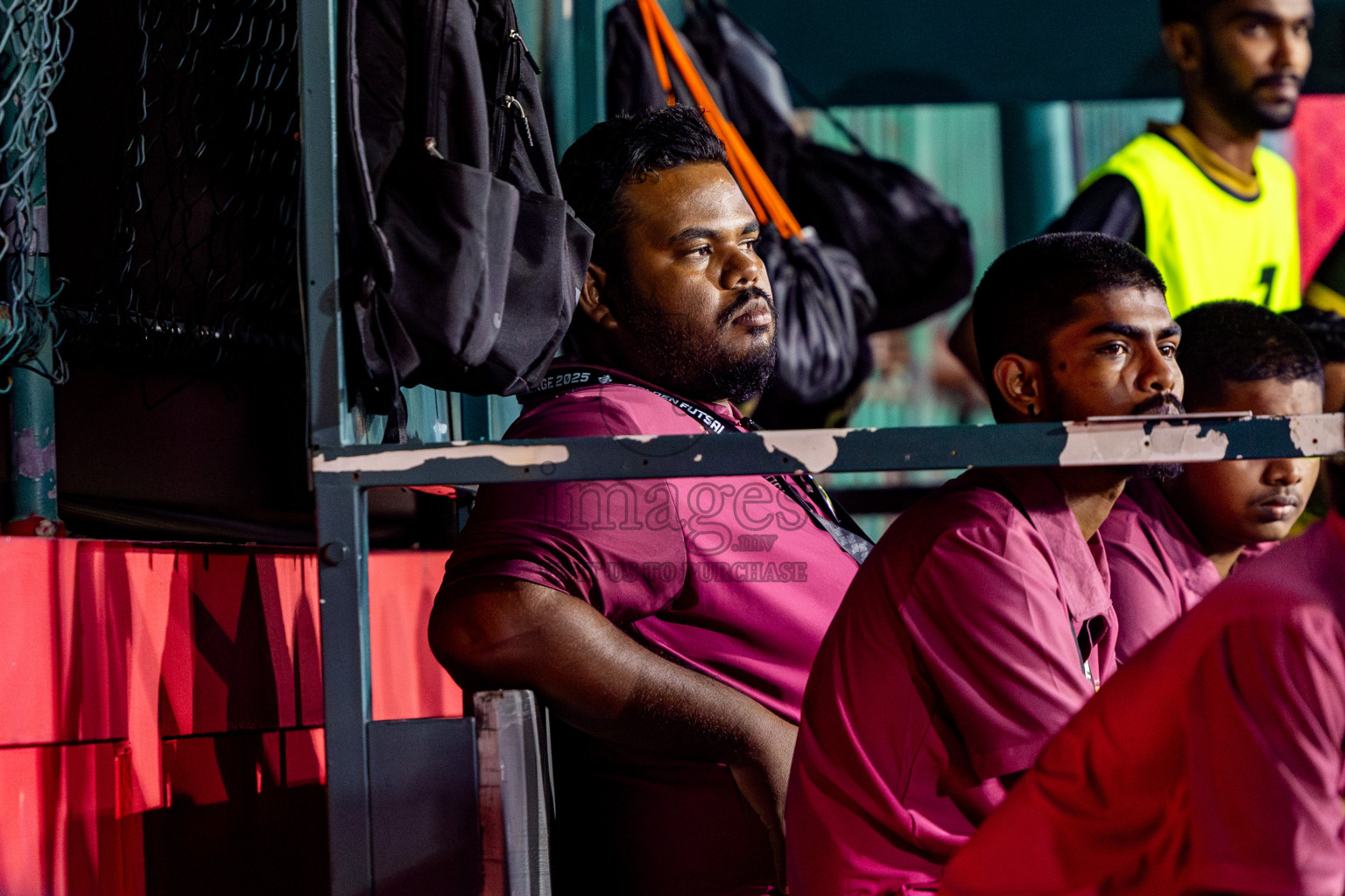 HA Utheemu vs HA Muraidhoo in Day 13 of Golden Futsal Challenge 2025 was held on Friday, 17th January 2025, in Hulhumale', Maldives. Photos: Nausham Waheed / images.mv