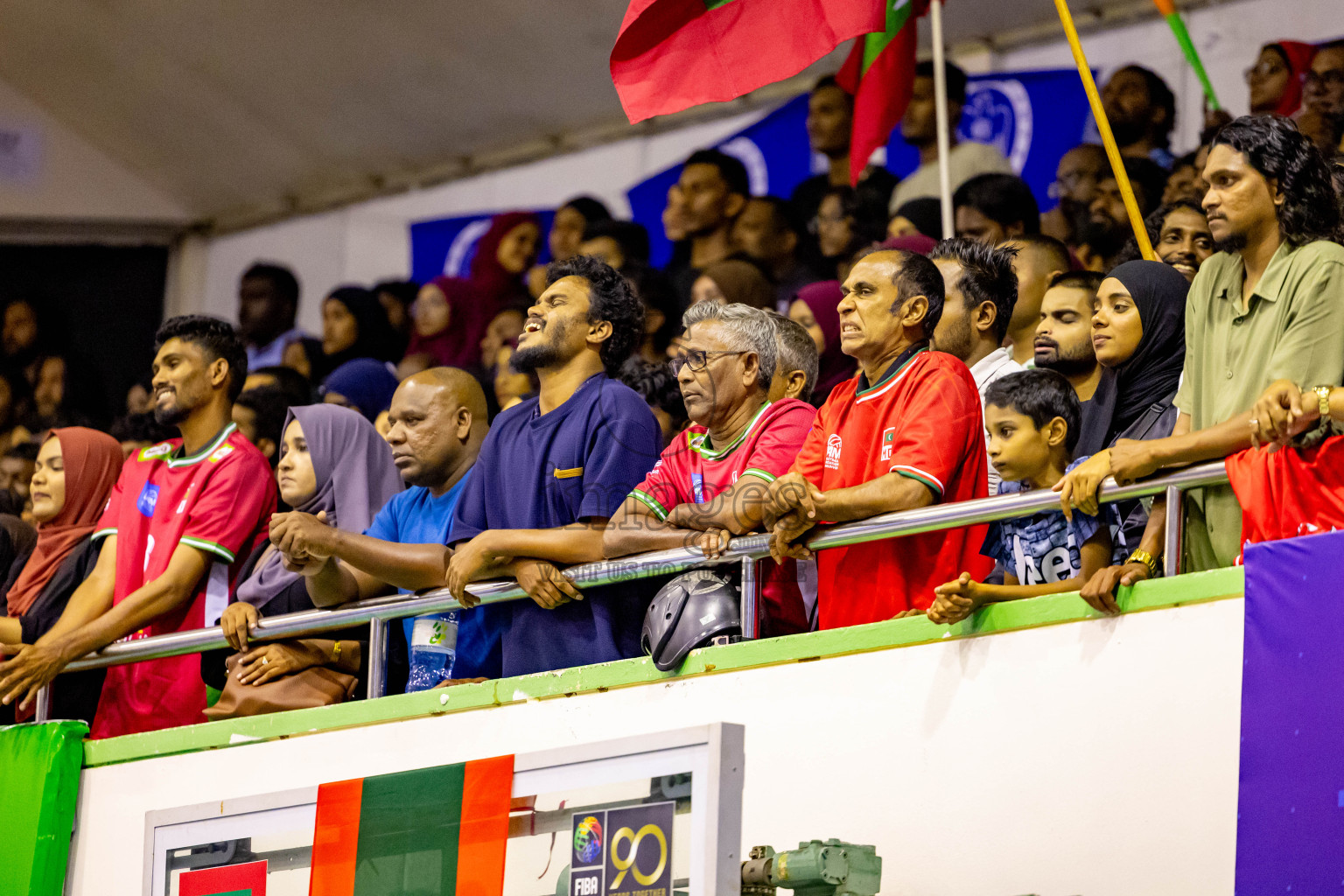 Final of CAVA Woman's Volleyball Challenge Cup 2024 was held in Social Center, Male', Maldives on Wednesday, 11th September 2024. Photos: Nausham Waheed / images.mv