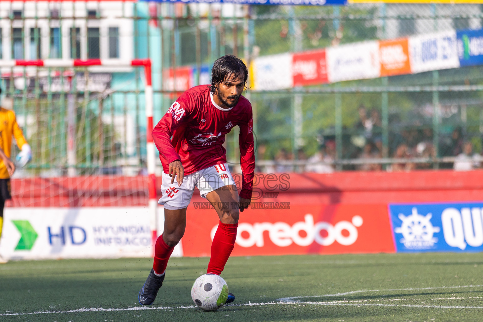 K Gaafaru vs K Kaashidhoo in Day 19 of Golden Futsal Challenge 2024 was held on Friday, 2nd February 2024, in Hulhumale', Maldives
Photos: Ismail Thoriq / images.mv