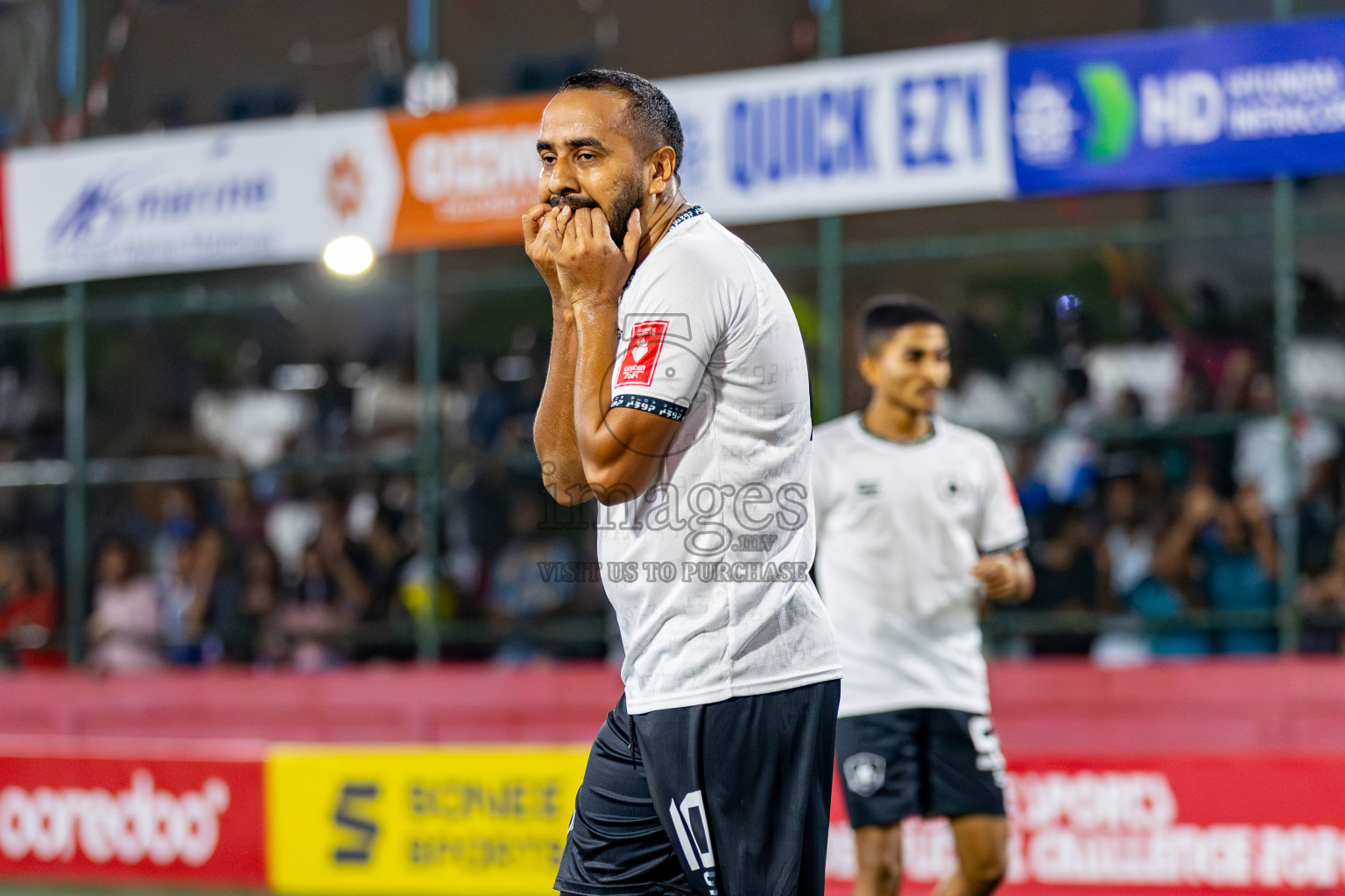 R. Dhuvaafaru VS Sh. Feydhoo on Day 33 of Golden Futsal Challenge 2024, held on Sunday, 18th February 2024, in Hulhumale', Maldives Photos: Hassan Simah / images.mv