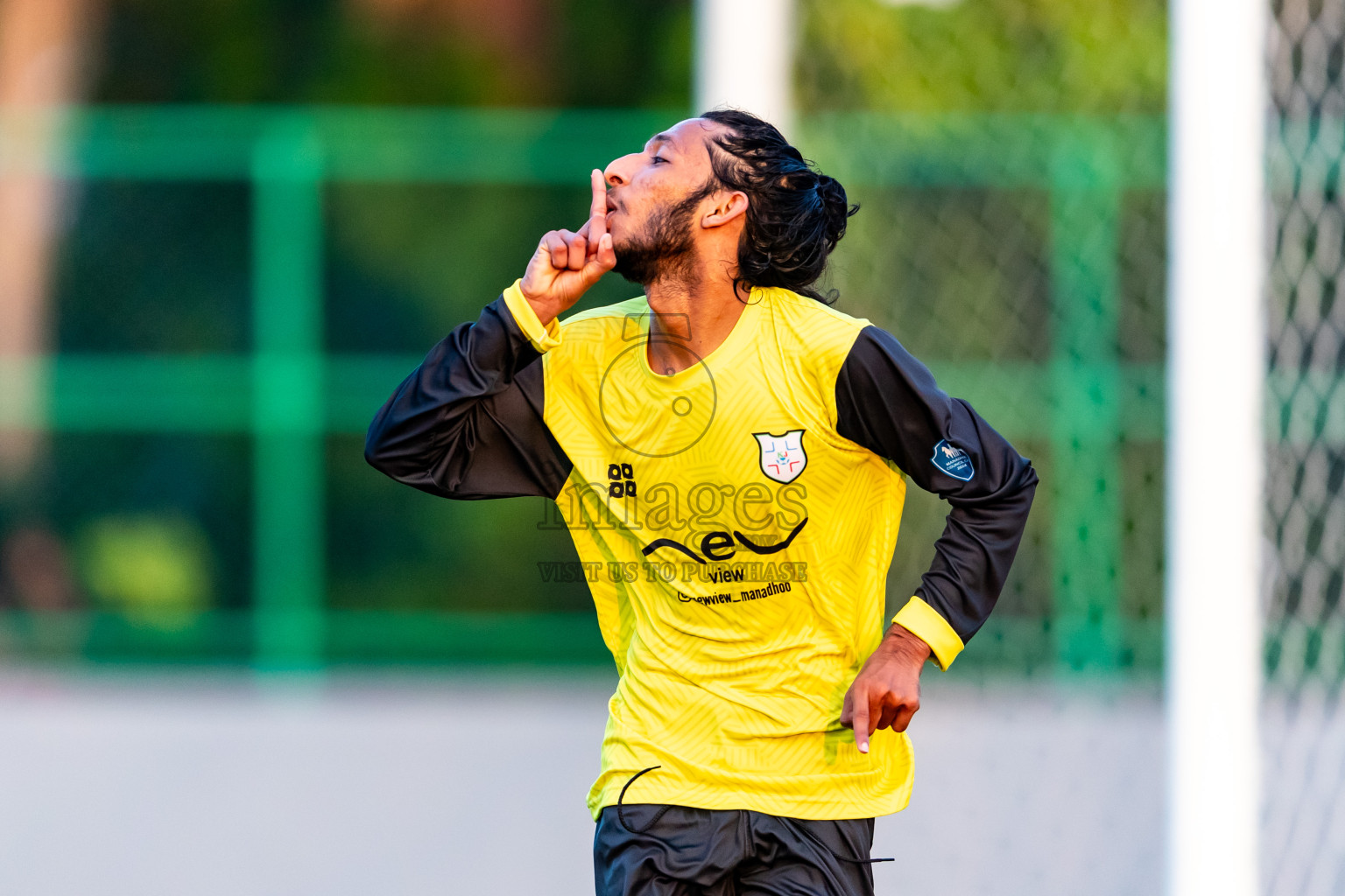 Baburu SC vs Kanmathi Juniors from Manadhoo Council Cup 2024 in N Manadhoo Maldives on Friday, 23rd February 2023. Photos: Nausham Waheed / images.mv