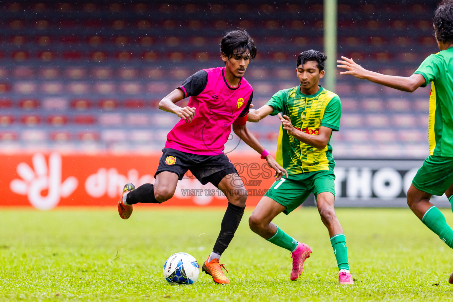 Maziya SRC vs United Victory in Day 6 of Under 19 Youth Championship 2024 was held at National Stadium in Male', Maldives on Tuesday, 24th June 2024. Photos: Nausham Waheed / images.mv