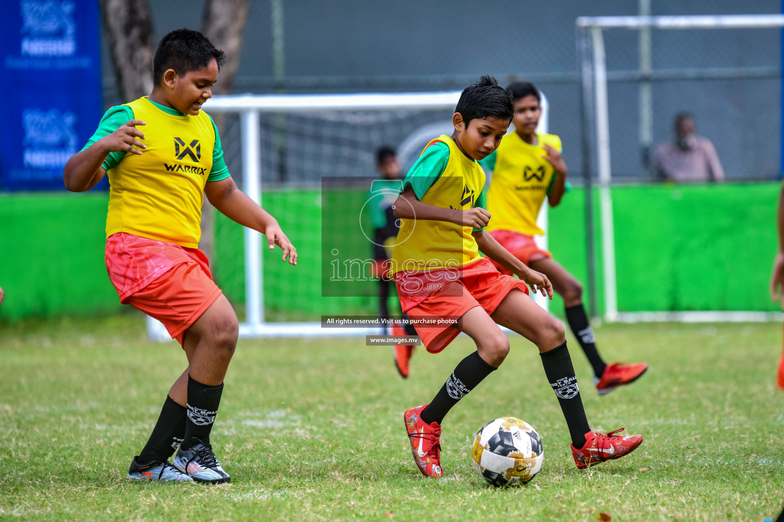 Day 1 of Milo Kids Football Fiesta 2022 was held in Male', Maldives on 19th October 2022. Photos: Nausham Waheed/ images.mv