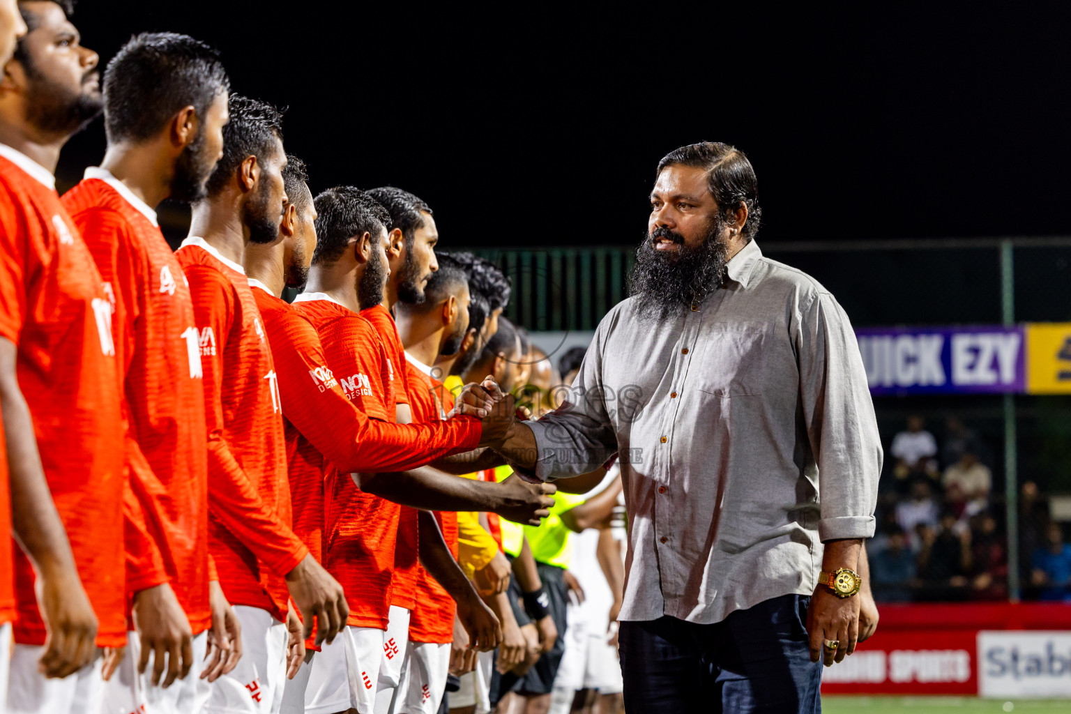 K Maafushi vs K Kaashidhoo in Kaafu Atoll Finals Day 27 of Golden Futsal Challenge 2025 was held on Friday , 31st January 2025, in Hulhumale', Maldives. Photos: Nausham Waheed / images.mv