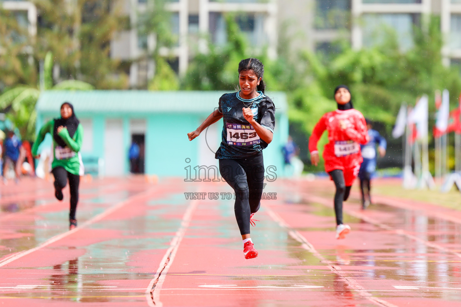 Day 1 of MWSC Interschool Athletics Championships 2024 held in Hulhumale Running Track, Hulhumale, Maldives on Saturday, 9th November 2024. 
Photos by: Ismail Thoriq, Hassan Simah / Images.mv