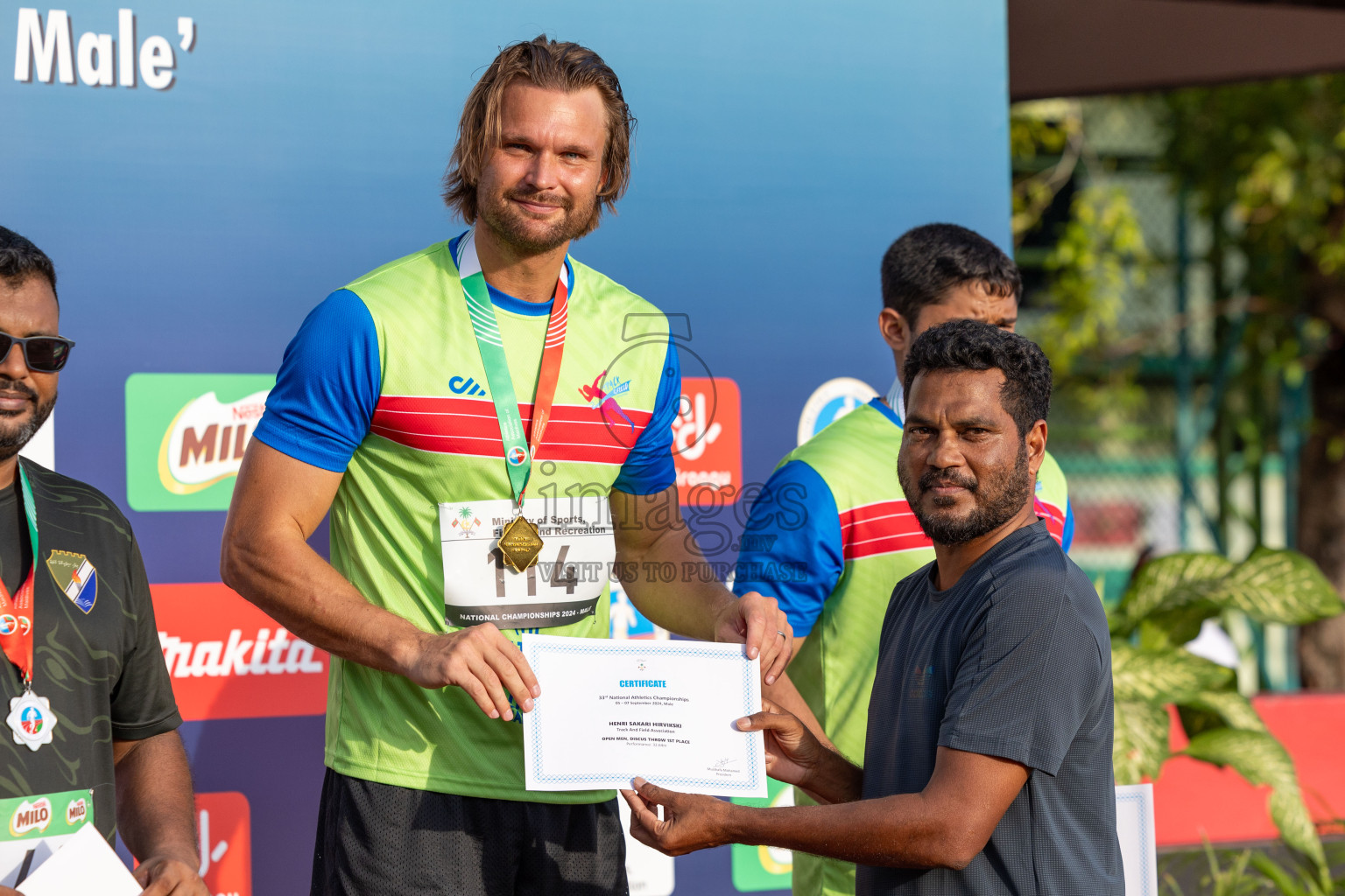 Day 2 of 33rd National Athletics Championship was held in Ekuveni Track at Male', Maldives on Friday, 6th September 2024.
Photos: Ismail Thoriq  / images.mv