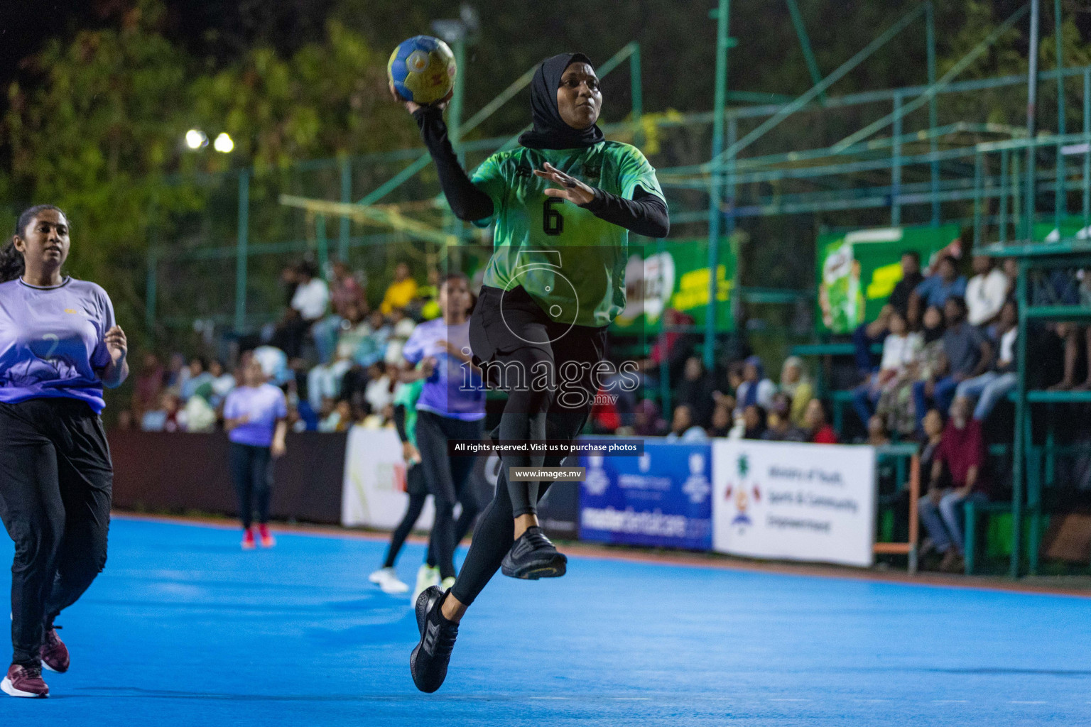 Quarter Final of 7th Inter-Office/Company Handball Tournament 2023, held in Handball ground, Male', Maldives on Friday, 20th October 2023 Photos: Nausham Waheed/ Images.mv