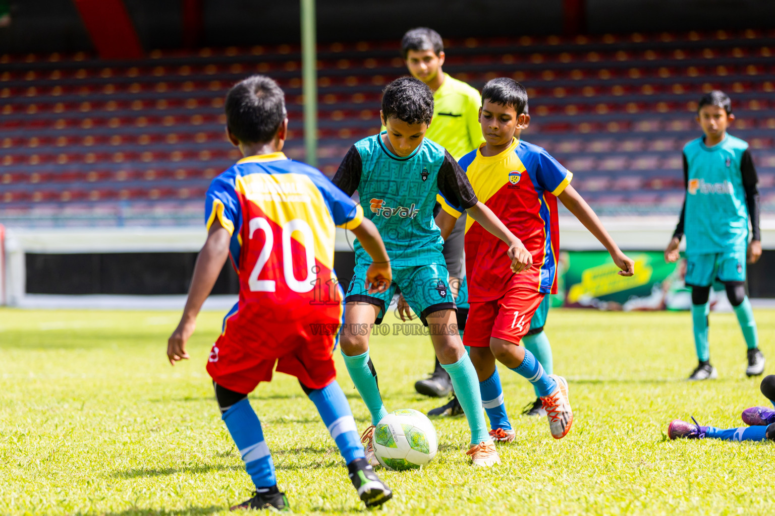 Day 2 of Under 10 MILO Academy Championship 2024 was held at National Stadium in Male', Maldives on Saturday, 27th April 2024. Photos: Nausham Waheed / images.mv