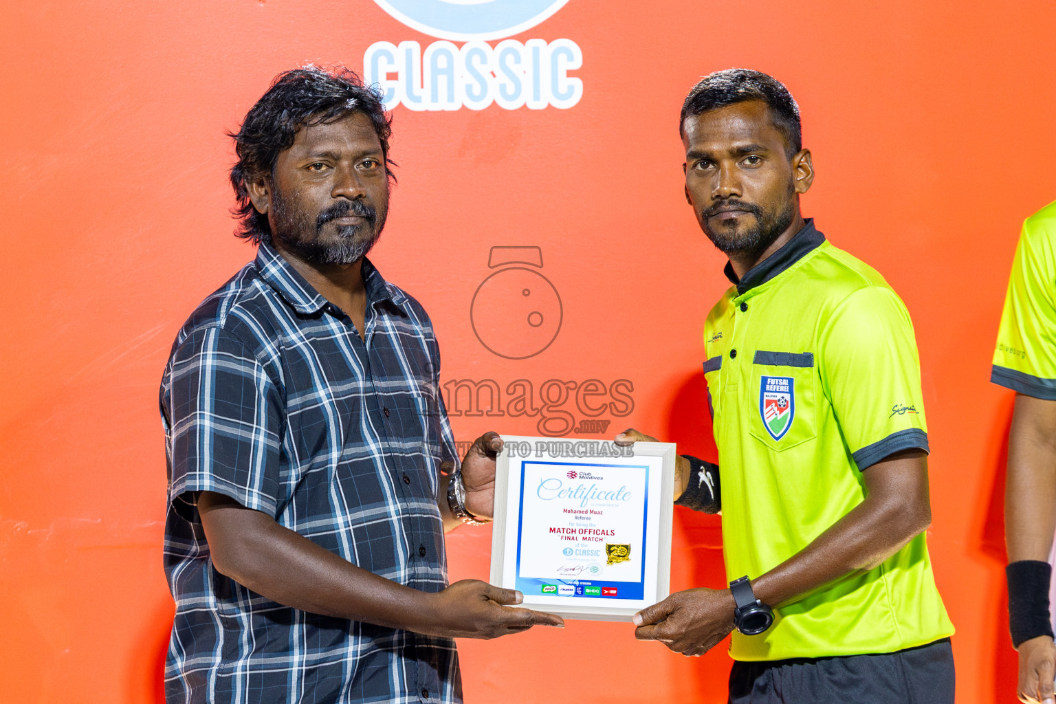 HPSN vs Club Binara in the finals of Club Maldives Classic 2025 at Rehendhi Futsal Grounds, Hulhumale, Maldives, on Monday, 6th October 2025. Photos: Ismail Thoriq, Mohamed Mahefooz Moosa / images.mv