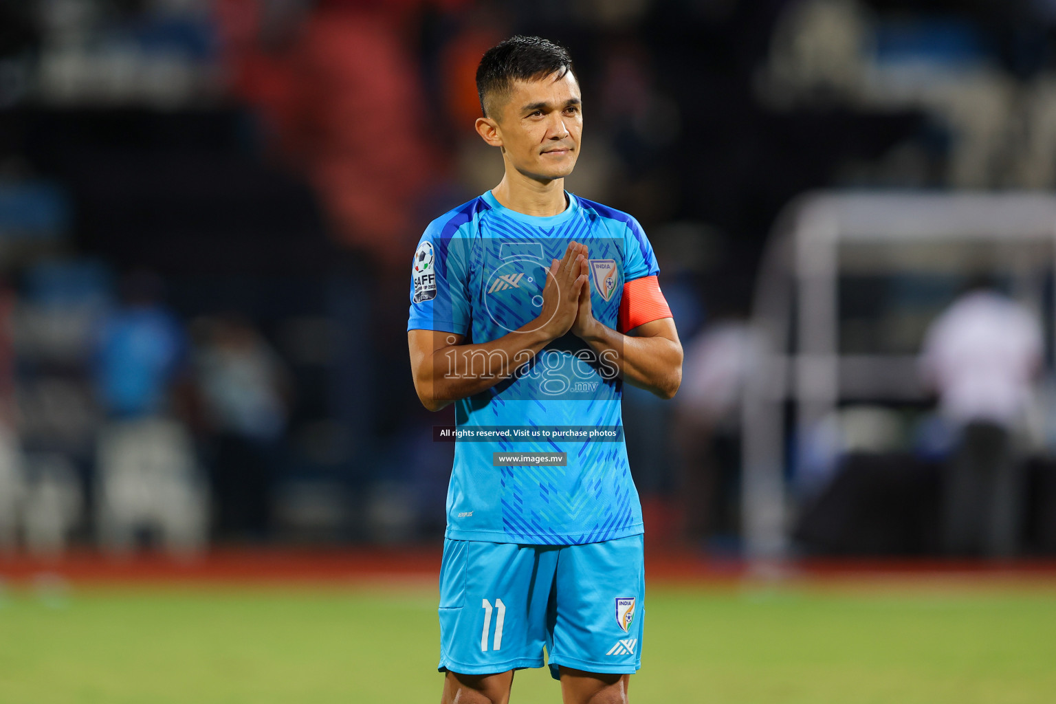 India vs Kuwait in SAFF Championship 2023 held in Sree Kanteerava Stadium, Bengaluru, India, on Tuesday, 27th June 2023. Photos: Nausham Waheed, Hassan Simah / images.mv