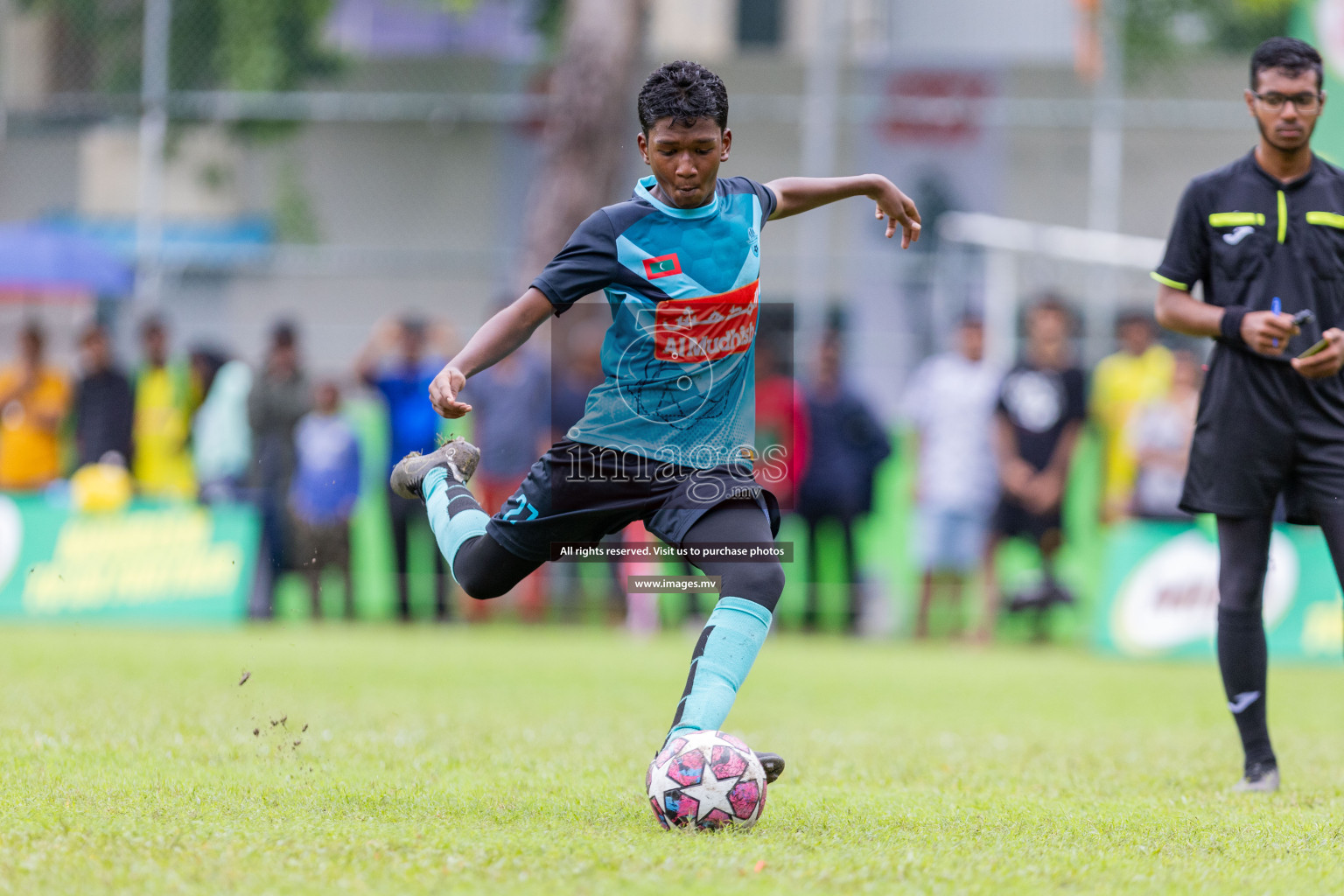 Day 2 of MILO Academy Championship 2023 (u14) was held in Henveyru Stadium Male', Maldives on 4th November 2023. Photos: Nausham Waheed / images.mv