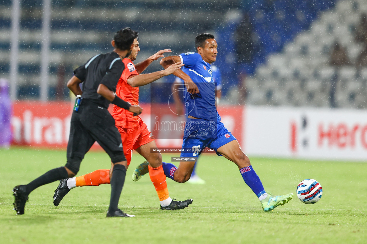 Nepal vs India in SAFF Championship 2023 held in Sree Kanteerava Stadium, Bengaluru, India, on Saturday, 24th June 2023. Photos: Nausham Waheed, Hassan Simah / images.mv