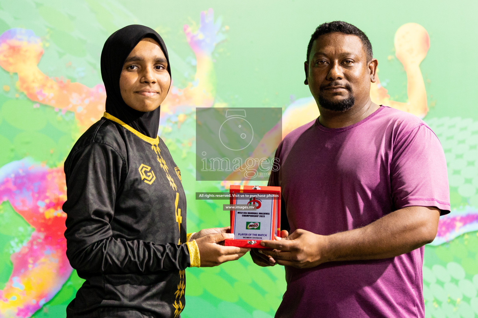 Day 10 of 6th MILO Handball Maldives Championship 2023, held in Handball ground, Male', Maldives on 29th May 2023 Photos: Shuu Abdul Sattar/ Images.mv