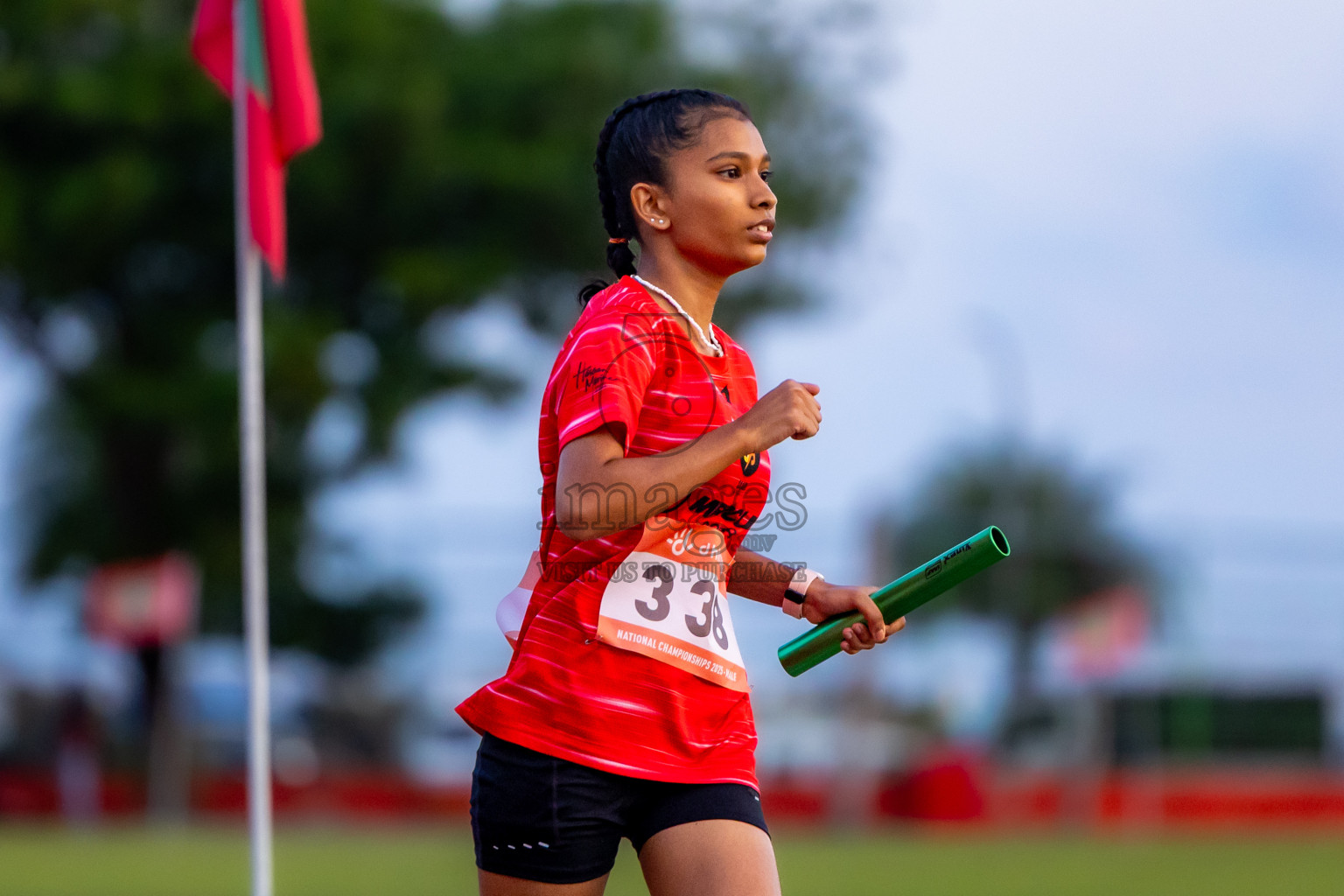 Day 1 of National Athletics Championship 2025 was held at Ekuveni Running Ground in Male', Maldives on Thursday, 14th August 2025. Photos: Nausham Waheed / images.mv