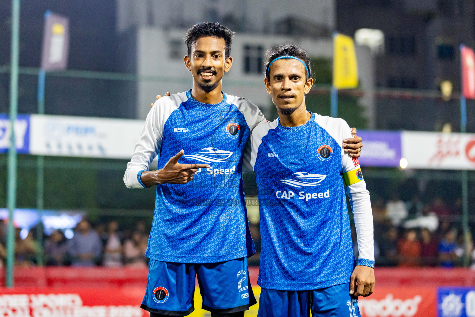 M Mulah vs M Kolhufushi in Day 28 of Golden Futsal Challenge 2024 was held on Sunday , 11th February 2024 in Hulhumale', Maldives Photos: Nausham Waheed / images.mv