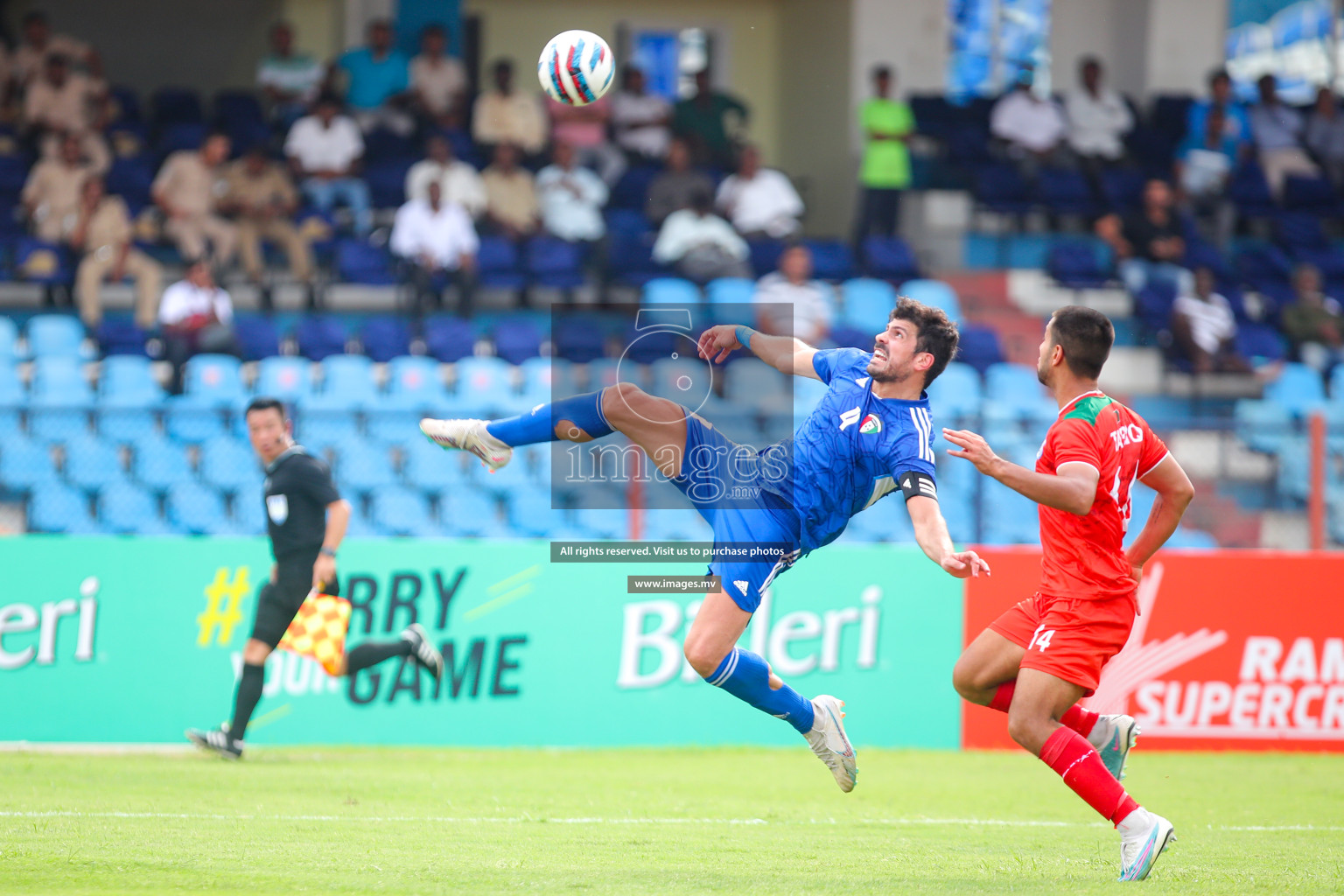 Kuwait vs Bangladesh in the Semi-final of SAFF Championship 2023 held in Sree Kanteerava Stadium, Bengaluru, India, on Saturday, 1st July 2023. Photos: Nausham Waheed, Hassan Simah / images.mv