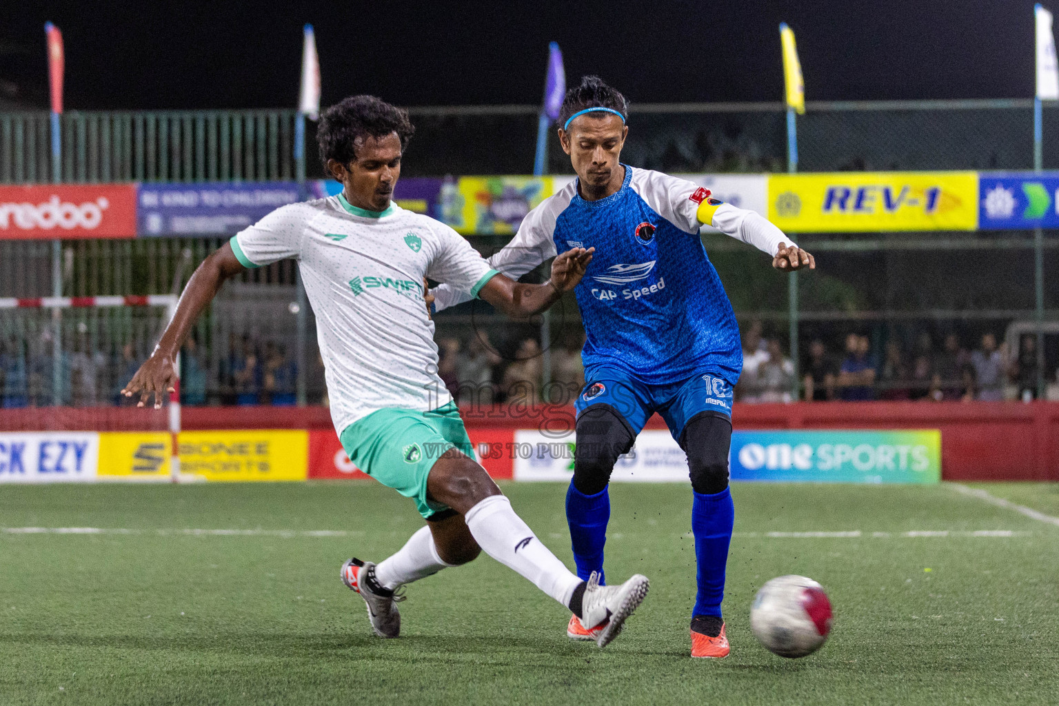 M Mulah vs M Maduvvari in Day 19 of Golden Futsal Challenge 2024 was held on Friday, 2nd February 2024 in Hulhumale', Maldives Photos: Nausham Waheed / images.mv