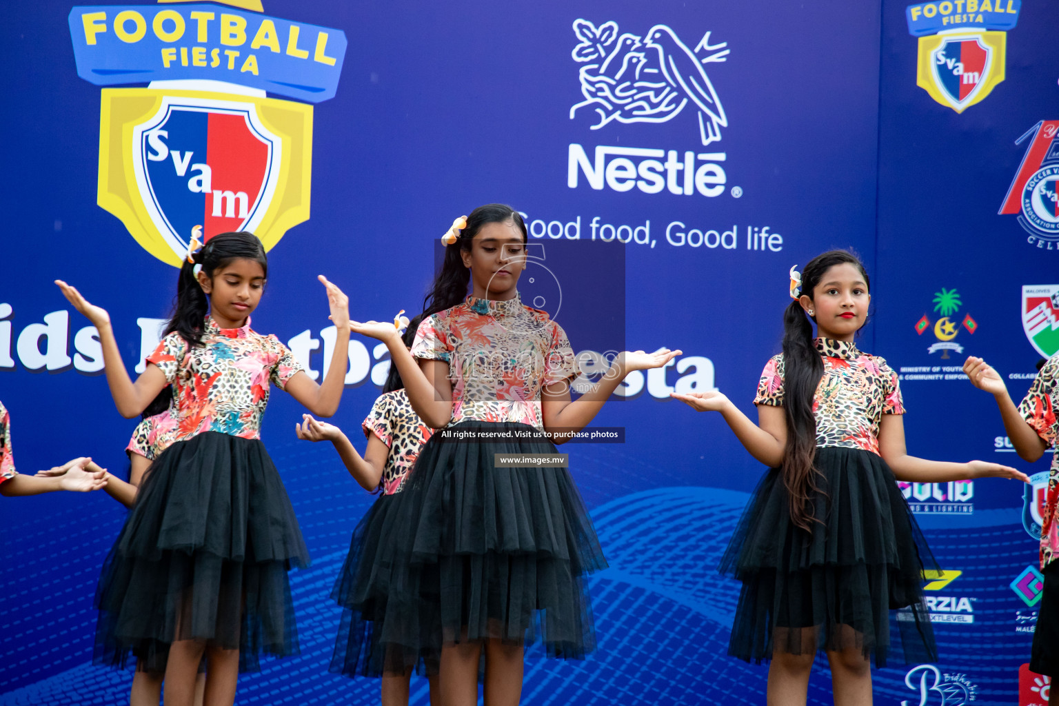 Draw Ceremony of Nestle' Kids Football Fiesta 2023 held in Artificial Beach, Male', Maldives on Saturday, 7th October 2023