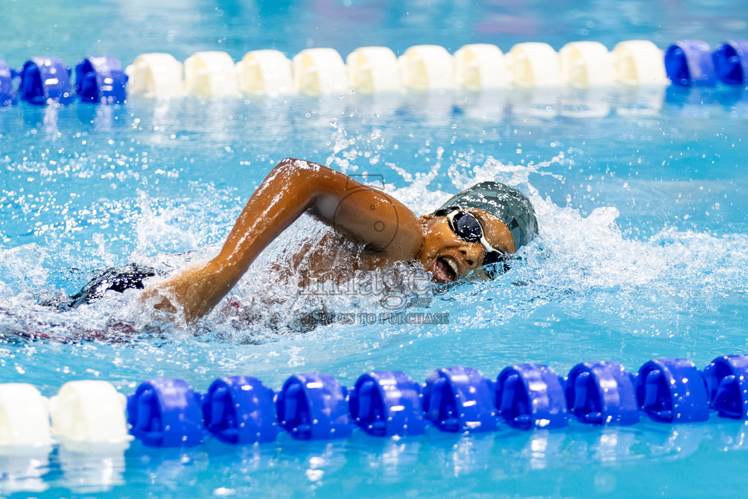 Day 4 of BML 6th National Kids Swimming Kids Festival 2025 held in Hulhumale', Maldives on Thursday, 6th November 2024. Photos: Hassan Simah / images.mv