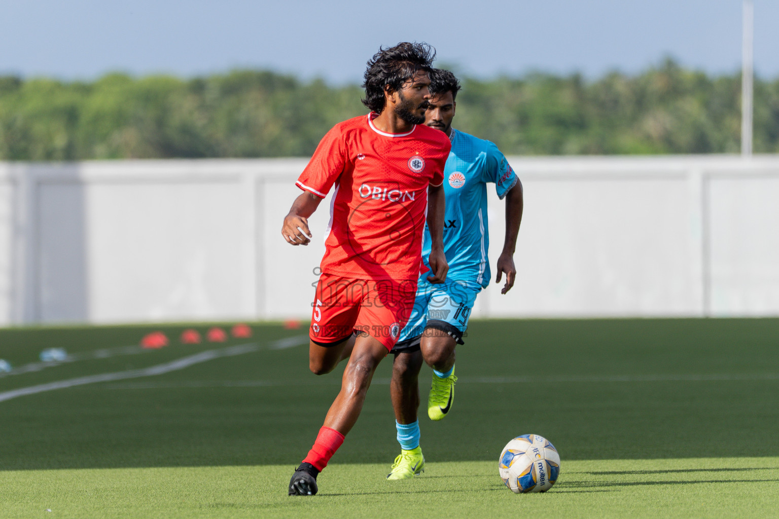 Semi Finals Match 01 Irumathi FC VS CC Sports Club in Day 7 of Eydhafushi Cup 2025 held in Eydhafushi Football Stadium at B. Eydhafushi, Maldives on Friday, 12th September 2025. Photos: Arif Rasheed / images.mv
