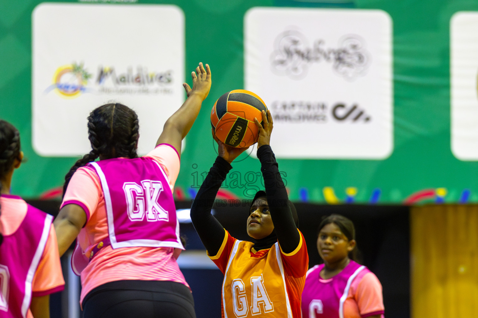 Day 3 of 21st National Netball Tournament was held in Social Canter at Male', Maldives on Friday, 10th May 2024. Photos: Mohamed Mahfooz Moosa / images.mv