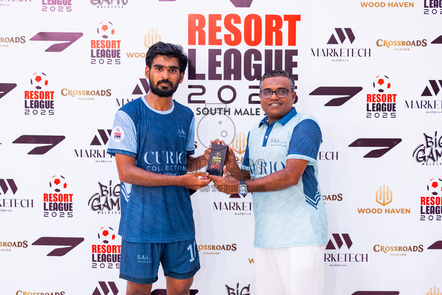 Saii Lagoon vs Maadhoo in Resort League 2025 (South Male Zone) day 8 was held on Sunday, 5th October 2025 in Crossroads's Maldives, Photos: Nausham Waheed / images.mv