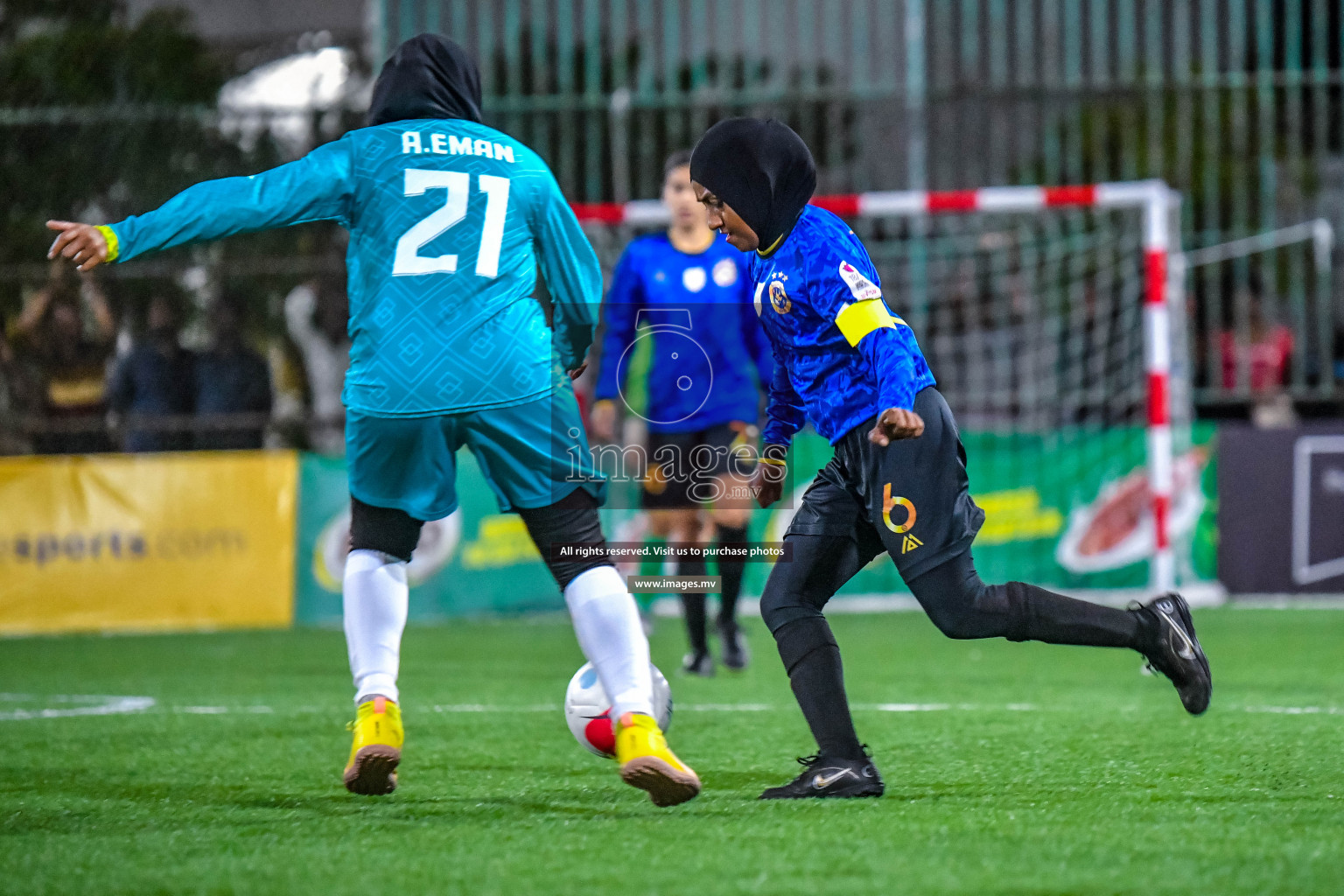 MPL vs WAMCO in Eighteen Thirty Women's Futsal Fiesta 2022 was held in Hulhumale', Maldives on Saturday, 8th October 2022. Photos: Nausham Waheed / images.mv