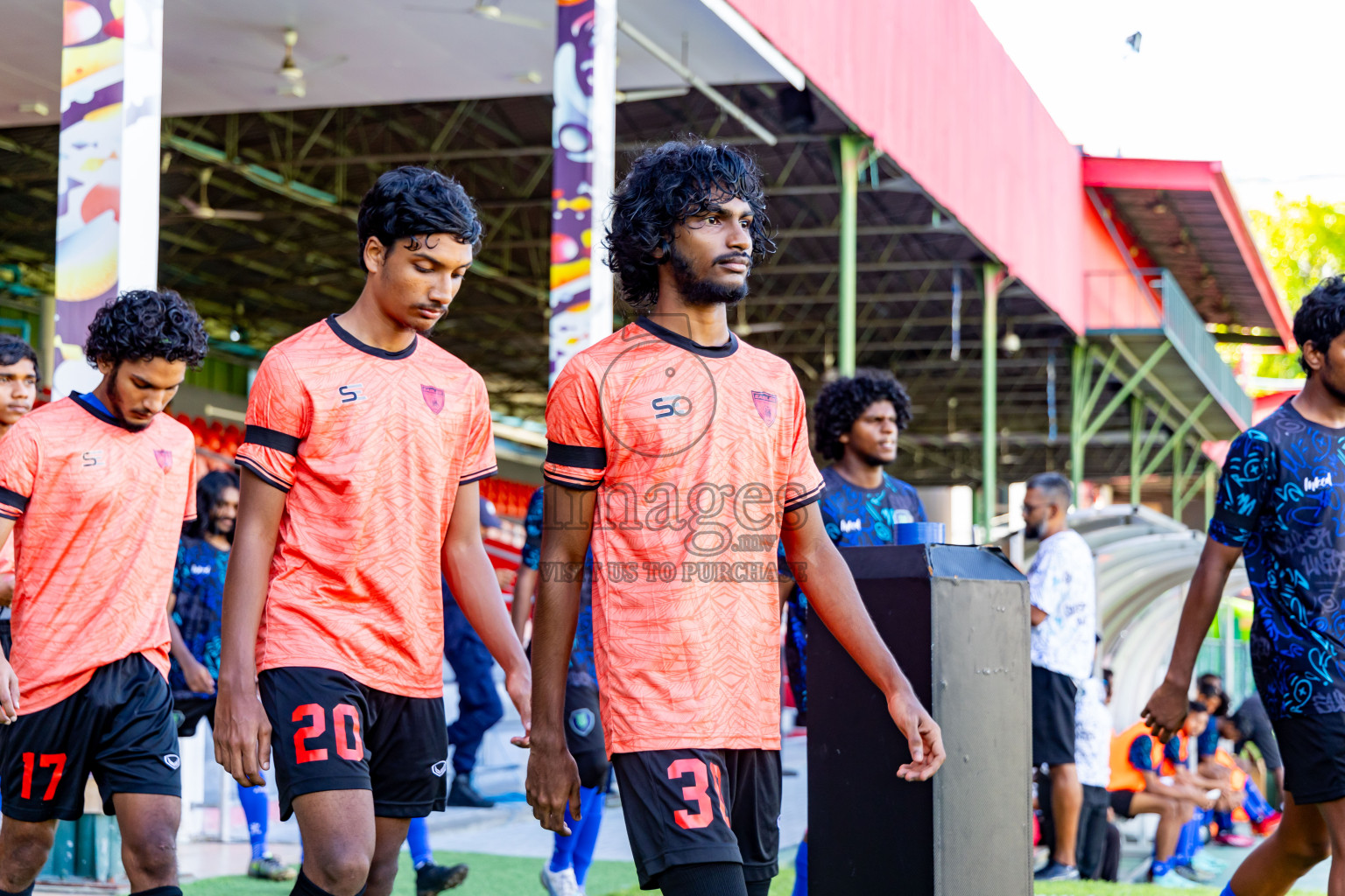 Super United Sports vs Club Eagles in Day 7 of Under 19 Youth Championship 2024 was held at National Stadium in Male', Maldives on Monday, 27th June 2024. Photos: Nausham Waheed / images.mv