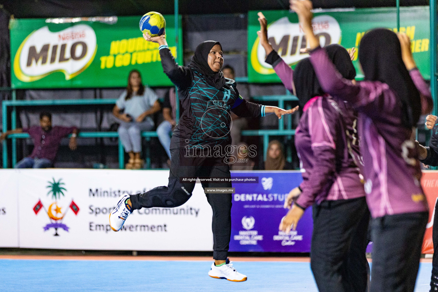 Day 2 of 7th Inter-Office/Company Handball Tournament 2023, held in Handball ground, Male', Maldives on Saturday, 17th September 2023 Photos: Nausham Waheed/ Images.mv