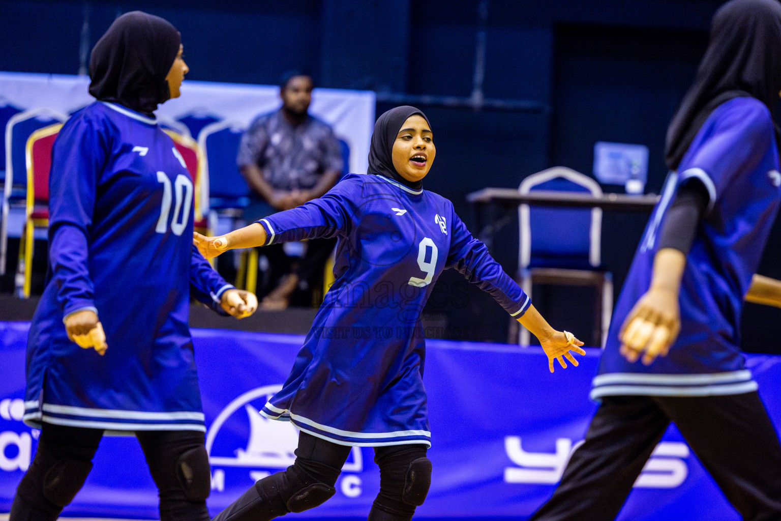 Finals of Interschool Volleyball Tournament 2024 was held in Social Center at Male', Maldives on Friday, 6th December 2024. Photos: Nausham Waheed / images.mv