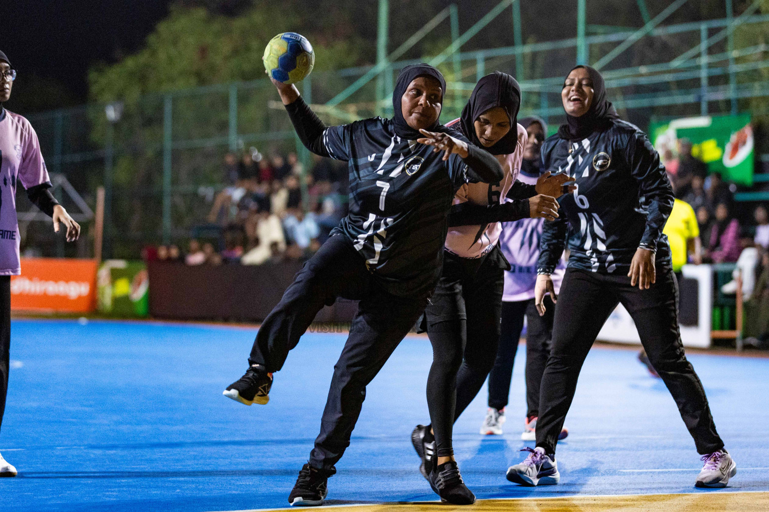 Day 16 of 10th National Handball Tournament 2023, held in Handball ground, Male', Maldives on Wednesday, 13th December 2023 Photos: Nausham Waheed/ Images.mv