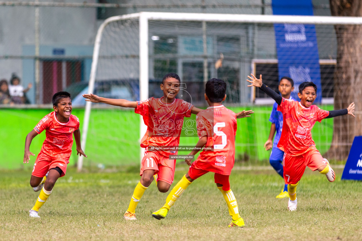 Day 2 of Nestle kids football fiesta, held in Henveyru Football Stadium, Male', Maldives on Thursday, 12th October 2023 Photos: Ismail Thoriq / Images.mv