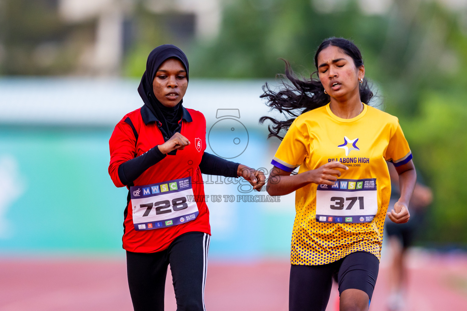 Day 5 of MWSC Interschool Athletics Championships 2024 held in Hulhumale Running Track, Hulhumale, Maldives on Wednesday, 13th November 2024. Photos by: Nausham Waheed / Images.mv