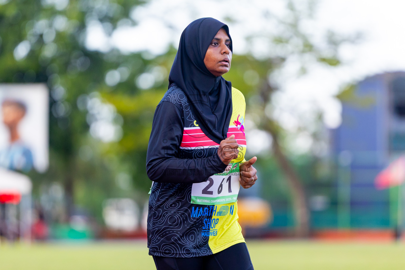 Day 3 of National Athletics Championship 2025 was held at Ekuveni Running Ground in Male', Maldives on Saturday, 16th August 2025. Photos: Nausham Waheed / images.mv