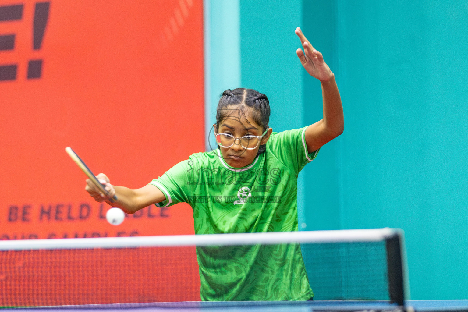 Day 3 of Interschool Table Tennis Tournament 2025 held at Male' TT Hall, Male', Maldives on Saturday, 17th May 2025. Photos By: Mohamed Mahfooz Moosa / images.mv
