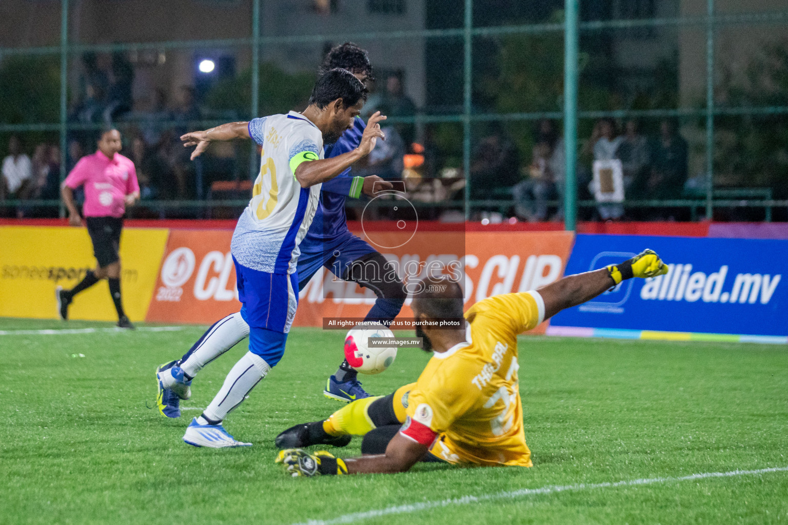 Club Immigration vs Muleeaage RC in Club Maldives Cup 2022 was held in Hulhumale', Maldives on Sunday, 16th October 2022. Photos: Hassan Simah/ images.mv