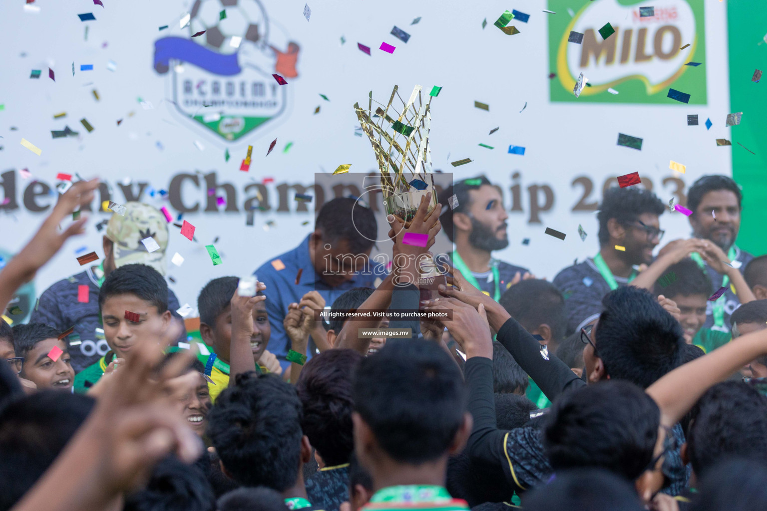 Day 2 of MILO Academy Championship 2023 (U12) was held in Henveiru Football Grounds, Male', Maldives, on Saturday, 19th August 2023. Photos: Shuu  / images.mv